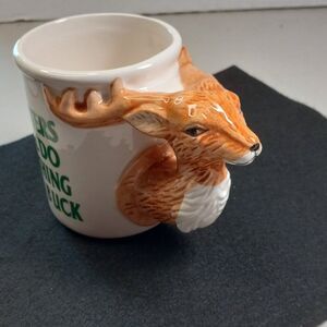 1992Hunters will do Anything For A Buck Deer Mug Countrycore Country Grandmacore